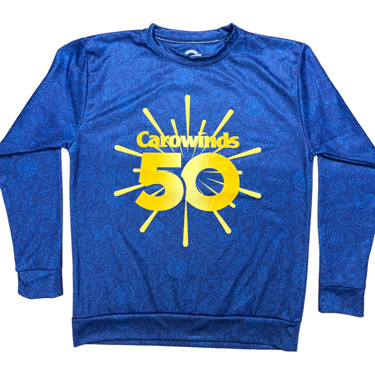 Carowinds 50th Anniversary Icon Crewneck Sweatshirt