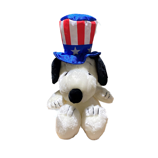 PEANUTS® American Flag Hat Snoopy Plush