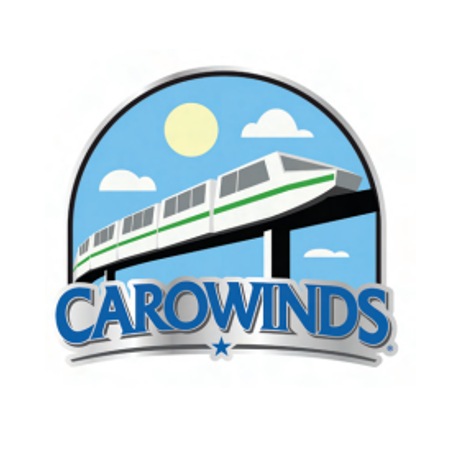 Carowinds Limited Edition Retro Monorail Pin