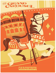 Carowinds Grand Carousel Poster