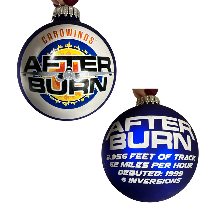 Afterburn Glass Ball Ornament