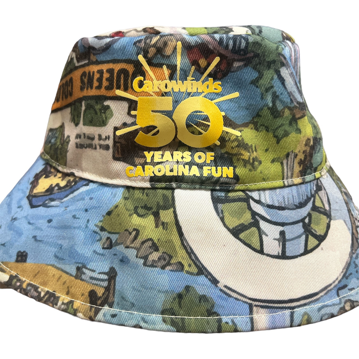 50th Anniversary Park Map Bucket Hat