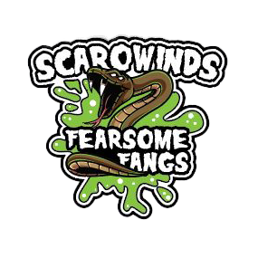 Scarowinds Fearsome Fangs Sticker
